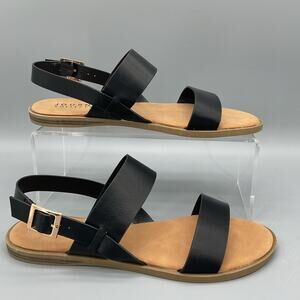 NEW Journee Collection Women’s Lavine Sandals Black Size 9WD